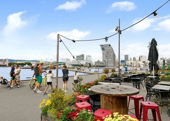 1 Bedroom A Short Stroll From Oslo City Centre - Private Terrace And Access To Roof Terrace